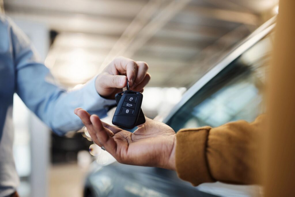 Here are your new car keys!