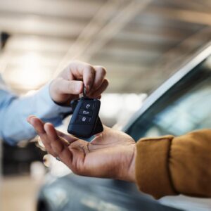 Here are your new car keys!
