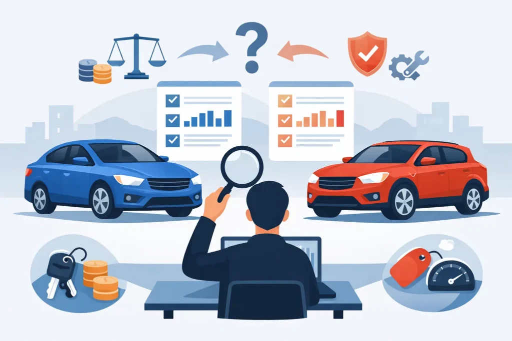 How to Compare Two Cars to Buy Smart