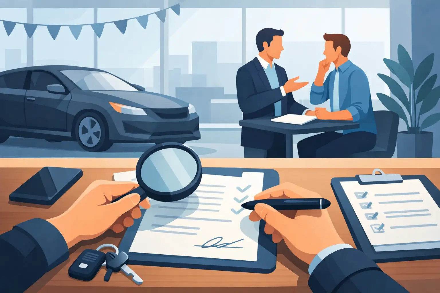 What to Do Before Signing Car Papers at a Dealership